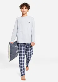 Pyjama mit Bio-Baumwolle (4-tlg. Set), bonprix