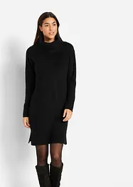 Oversize-Strickkleid mit Rollkragen, bonprix