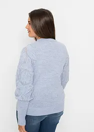 Pull à motif ajouré, bonprix