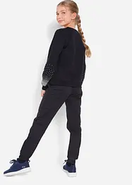 Mädchen Sweatshirt + Sweathose (2-tlg. Set), bonprix