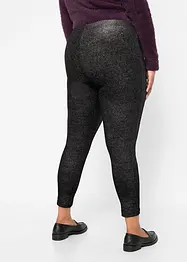 Glitzer Leggings aus Samt, bonprix