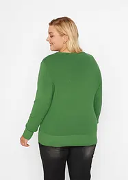 Feinstrick-Pullover mit V-Ausschnitt, bonprix