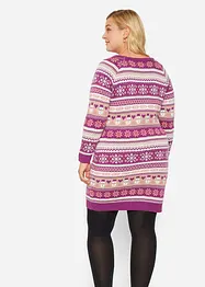 Strickkleid mit weihnachtlichem Muster, bonprix