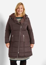 Manteau matelassé avec zip asymétrique, bpc bonprix collection