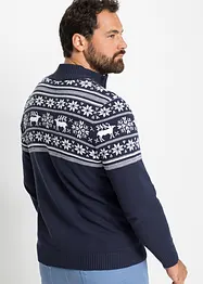 Norweger Strickjacke aus reiner Baumwolle, bonprix