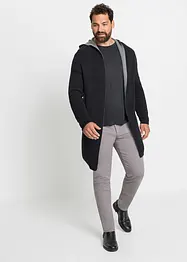 Kapuzen-Strickjacke aus reiner Baumwolle, bonprix