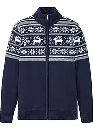 Hautfreundliche Norweger Strickjacke aus Baumwolle, bonprix