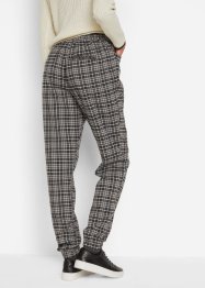 Pantalon large à carreaux avec poches et taille confortable, bpc bonprix collection