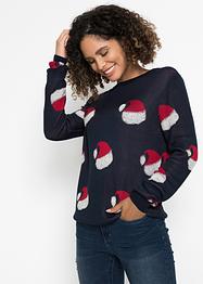 Weihnachts-Pullover aus nachhaltiger Viskose, BODYFLIRT