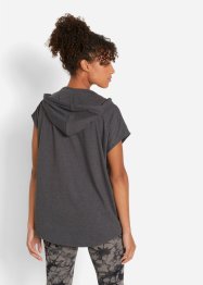 Sweat-shirt à capuche sans manches, bpc bonprix collection