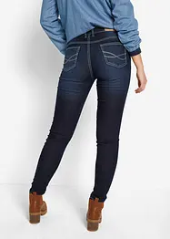 Jean skinny taille mi-haute à coutures contrastantes, bonprix