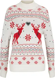 Norweger-Pullover mit Turtleneck, bonprix