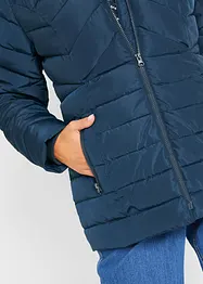 Veste matelassée légère avec capuche amovible, bonprix