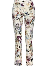 Stretch-Hose mit Blumen-Print, bonprix