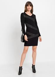 Robe en maille avec strass appliqués, BODYFLIRT