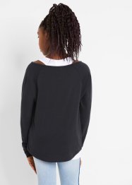 Mädchen Shirt mit Top (2-tlg. Set) aus Bio-Baumwolle, bpc bonprix collection