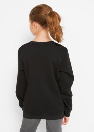 Sweat-shirt fille en coton bio, bpc bonprix collection