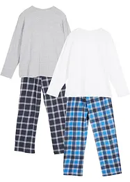 Jungen Pyjama mit Bio-Baumwolle (4-tlg. Set), bonprix