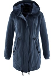 Manteau d'hiver long avec col en fourrure peluche, bpc bonprix collection