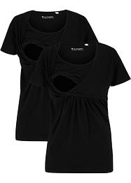 Lot de 2 T-shirts de grossesse et d'allaitement, bpc bonprix collection
