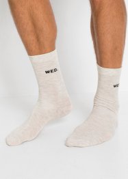 Socken mit Wochentagen (7er Pack) mit Bio-Baumwolle, bpc bonprix collection