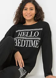 Pyjama mit oversized Shirt, bonprix