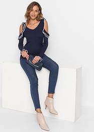 Ripp-Pullover, Cold-Shoulder, BODYFLIRT boutique