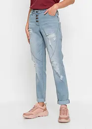 Jean Boyfriend Destroyed avec polyester recyclé, bonprix