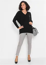 Gerippter Oversize-Pullover, bonprix