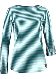 T-shirt manches longues à encolure bateau, bonprix