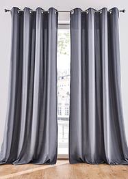 Microfaser Vorhang mit recyceltem Polyester (2er Pack), bpc living bonprix collection