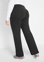 Pantalon de sport en coton, jambes évasées, bonprix