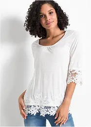 Shirt mit Spitze, bonprix