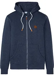 Sweat zippé à capuche avec fermeture zippée, bonprix