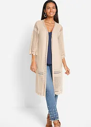 Ajour-Longstrickjacke, bonprix