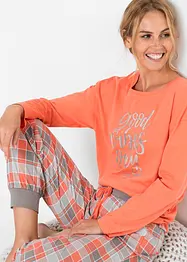 Pyjama mit oversized Shirt, bonprix