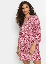 Robe courte à volants en viscose, bonprix