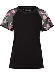 Shirt mit Chiffonärmeln, bonprix