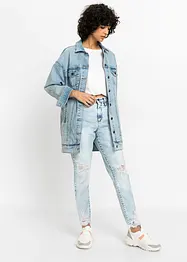 Mom-Jeans mit Destroy-Effekten, bonprix