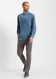 Chemise à col montant et manches retroussées, bpc selection