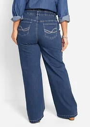 Wide Leg Jeans High Waist, Paperbag, bonprix