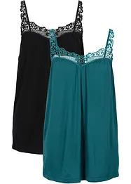 Lot de 2 tops, bonprix