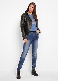 Jean Skinny taille haute, extensible, John Baner JEANSWEAR