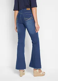 Jean Flared taille haute, extensible, John Baner JEANSWEAR