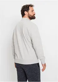 Sweatshirt mit Troyerkragen, bonprix