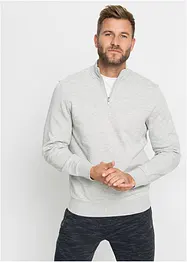 Sweatshirt mit Troyerkragen, bonprix