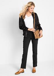 Bengalin-Stretch-Hose mit Bequembund, Straight, bpc bonprix collection