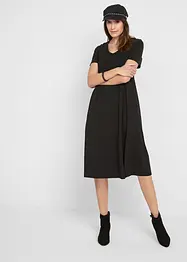 Baumwoll-Jerseykleid, Midilänge, bonprix