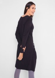 Oversized-Baumwoll-Kleid mit Taschen, knieumspielend, bpc bonprix collection
