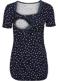 T-shirt de grossesse/d'allaitement avec dentelle, bpc bonprix collection